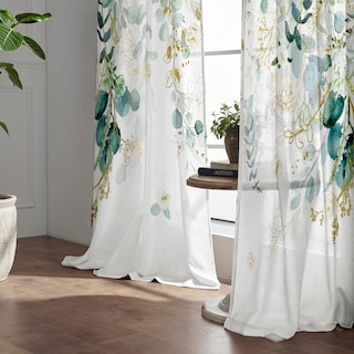 Foto 4 | Foto 4 | Cortinas Goldlawn  Color Verde Dorado  213 Cm De Largo  Filtro De Luz  2 Unidades - Venta Internacional.