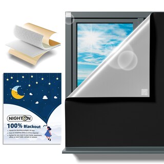 Foto 1 | Foto 1 | Cortinas Opacas Portátiles Nighton 216 X 145 Cm Color Negro - Venta Internacional.