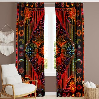 Foto 1 | Foto 1 | Los Paneles De Cortinas Para Ventanas Bendicen El Sol Ardiente Internacional - Venta Internacional.