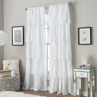 Foto 1 | Foto 1 | Panel De Cortina Curtainworks Con Volantes 160 X 160 Cm Color Blanco - Venta Internacional.