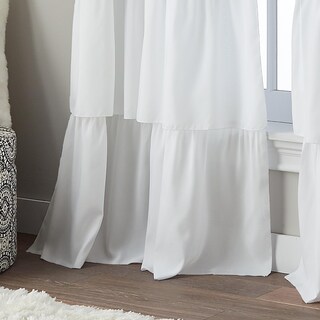 Foto 4 | Foto 4 | Panel De Cortina Curtainworks Con Volantes 160 X 160 Cm Color Blanco - Venta Internacional.