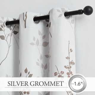 Foto 4 | Foto 4 | Cortinas Beauoop Floral 100% Opacas 183 X 183 Cm 2 Paneles - Venta Internacional.
