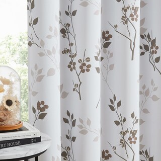 Foto 7 | Foto 7 | Cortinas Beauoop Floral 100% Opacas 183 X 183 Cm 2 Paneles - Venta Internacional.