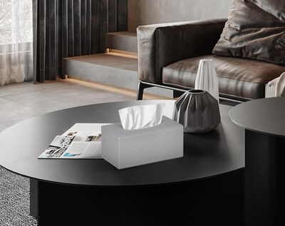 Foto 3 | Foto 3 | Funda Para Pañuelos Colylan Soporte Rectangular Para Pañuelos Gris - Venta Internacional.