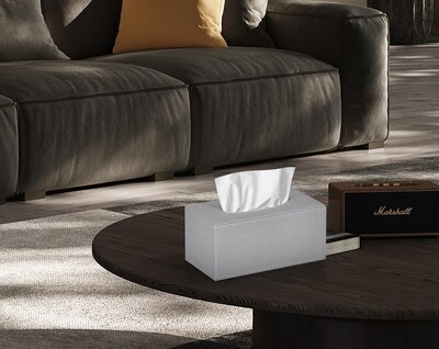 Foto 6 | Foto 6 | Funda Para Pañuelos Colylan Soporte Rectangular Para Pañuelos Gris - Venta Internacional.