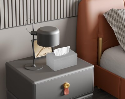 Foto 7 | Foto 7 | Funda Para Pañuelos Colylan Soporte Rectangular Para Pañuelos Gris - Venta Internacional.