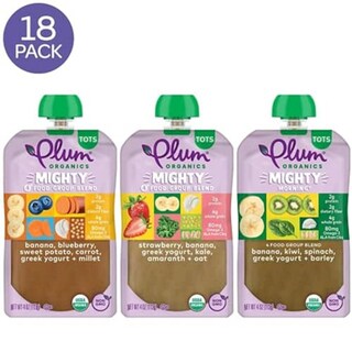 Foto 2 | Foto 2 | Alimento Para Niños Pequeños Plum Organics Mighty 4 Mighty Morning 4 Oz X 18 - Venta Internacional.