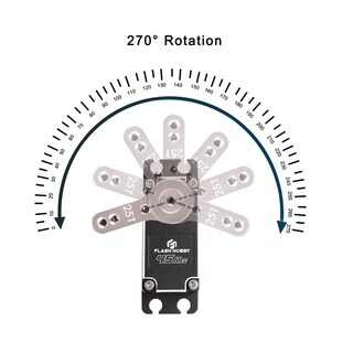 Foto 5 | Foto 5 | Engranaje Completamente Metálico Servo Flash Hobby De 45 Kg Sin Núcleo De Alto Par - Venta Internacional.