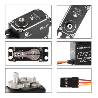 Foto 6 | Foto 6 | Engranaje Completamente Metálico Servo Flash Hobby De 45 Kg Sin Núcleo De Alto Par - Venta Internacional.