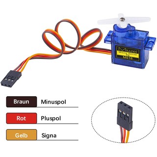 Foto 4 | Foto 4 | Microservomotor Miuzei Sg90 Metal Gear De 9 G Para Arduino Paquete De 10 - Venta Internacional.