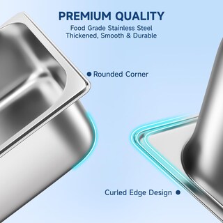 Foto 3 | Foto 3 | Hotel Pan Chiefinch Acero Inoxidable Tamaño 1/2 10 L/10.6 Cuartos De Galón - Venta Internacional.