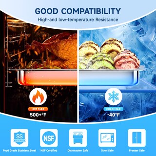 Foto 6 | Foto 6 | Hotel Pan Chiefinch Acero Inoxidable Tamaño 1/2 10 L/10.6 Cuartos De Galón - Venta Internacional.