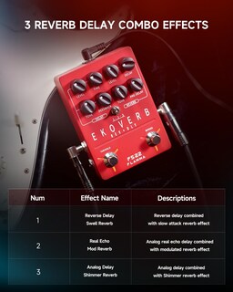 Foto 2 | Foto 2 | Pedal De Efectos Flamma Fs22 Stereo Delay & Reverb Combo - Venta Internacional.