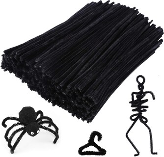 Foto 1 | Foto 1 | Limpiapipas Caydo Black 200 Piezas 6 Mm X 30 Cm Para Niños Que Lo Hacen Tú Mismo - Venta Internacional.