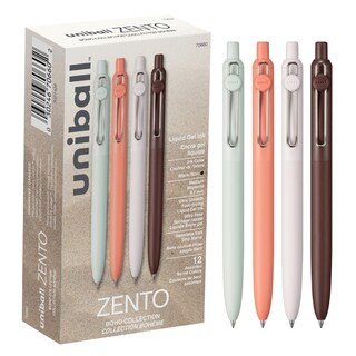 Foto 1 | Foto 1 | Bolígrafo Uniball Zento De Tinta De Gel Líquido Retráctil De 0 7 Mm Docena - Venta Internacional.