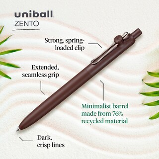 Foto 2 | Foto 2 | Bolígrafo Uniball Zento De Tinta De Gel Líquido Retráctil De 0 7 Mm Docena - Venta Internacional.