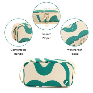 Foto 4 | Foto 4 | Estuche Para Lápices J World Doodle Con Bolsillos Organizativos Color Verde - Venta Internacional.