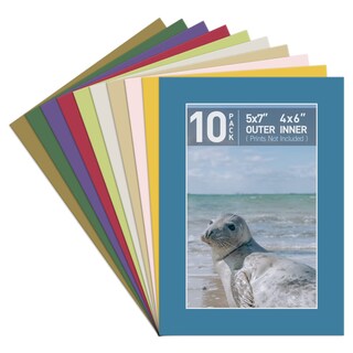 Foto 1 | Foto 1 | Tapetes Golden State Art De 5 X 7 Cm Para Fotos De 4 X 6 Paquete De 10 - Venta Internacional.