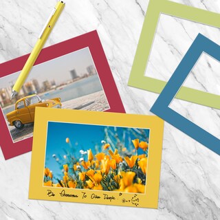 Foto 7 | Foto 7 | Tapetes Golden State Art De 5 X 7 Cm Para Fotos De 4 X 6 Paquete De 10 - Venta Internacional.