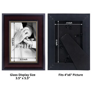 Foto 3 | Foto 3 | Marco De Fotos Graduationmall De 4 X 6 Pulgadas Con Cristal Auténtico  Paquete De 2 Unidades - Venta Internacional.
