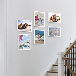 Foto 6 | Foto 6 | Set De 6 Marcos De Fotos Lbecua 8 X 10 Cm (20 X 25 Cm) Color Blanco - Venta Internacional.
