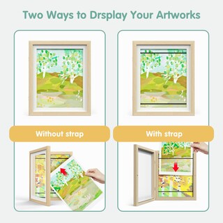 Foto 2 | Foto 2 | Art Frames Hsypti Kids Cambiable 21 6 X 28 Cm Con Tapete De 25 4 X 31 7 Cm - Venta Internacional.