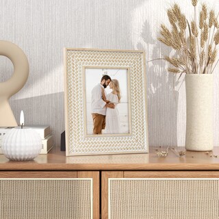 Foto 2 | Foto 2 | Marco De Fotos Takfot Boho Rattan Decor 13x18 Cm Para Pared/mesa - Venta Internacional.