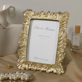 Foto 7 | Foto 7 | Marco De Fotos Cuspin Gold Vintage Con Hojas De Palma Doradas  5 X 7 - Venta Internacional.