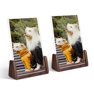 Foto 1 | Foto 1 | Marco De Fotos Komimaci De Madera Maciza Rústica De 4 X 6 Pulgadas  Paquete De 2 - Venta Internacional.