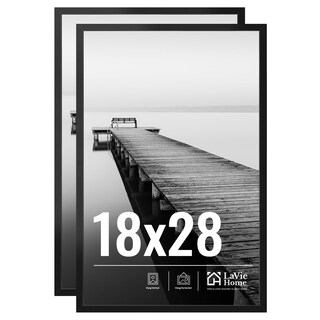 Foto 1 | Foto 1 | Marco De Fotos Lavie Home 18 X 28 Cm Negro Con Plexiglás Hd Paquete De 2 - Venta Internacional.