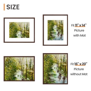 Foto 5 | Foto 5 | Set De Marcos De Fotos Upsimples De 16 X 20 Para 11 X 14 Con Tapete O 16 X 20 - Venta Internacional.