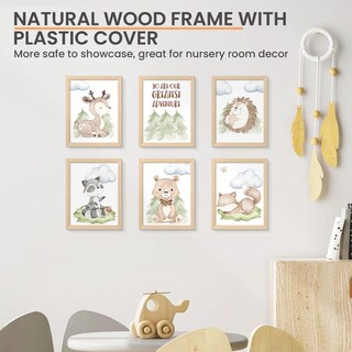 Foto 6 | Foto 6 | Marco De Fotos Upsimples De Madera Maciza Natural De 8 5 X 11 Cm Paquete De 1 Unidad - Venta Internacional.