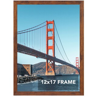 Foto 1 | Foto 1 | Marco De Fotos Omishe Para Colgar En La Pared 30 X 43 Cm Color Bronce Marrón - Venta Internacional.