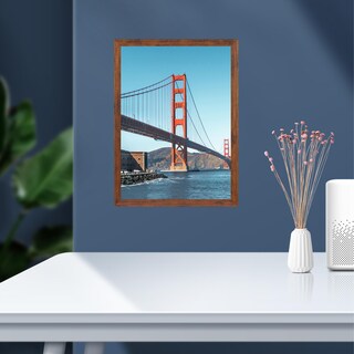 Foto 5 | Foto 5 | Marco De Fotos Omishe Para Colgar En La Pared 30 X 43 Cm Color Bronce Marrón - Venta Internacional.