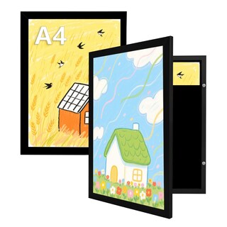 Foto 1 | Foto 1 | Art Frame Kennethan Kids Con Apertura Frontal A4 Negro Paquete De 2 - Venta Internacional.