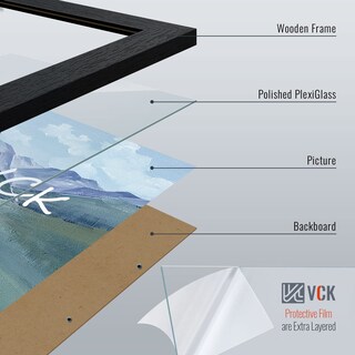 Foto 5 | Foto 5 | Marco Para Póster Vck Premium Edition Madera Negra 16 X 20 Pulgadas (paquete De 4) - Venta Internacional.