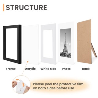 Foto 4 | Foto 4 | Marco De Fotos Upsimples  Juego De 10 Unidades Para Fotografías De 4 X 6 Pulgadas  Color Negro - Venta Internacional.