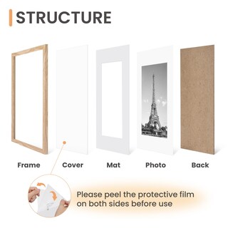 Foto 3 | Foto 3 | Marco De Fotos Upsimples  Juego De 5 Unidades Para 8 X 10 O 5 X 7 Pulgadas  Con Tapete - Venta Internacional.