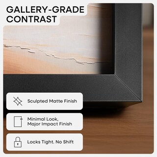 Foto 4 | Foto 4 | Marco De Fotos Homeforia 10x10 De Metal Negro Con Vidrio Templado - Venta Internacional.