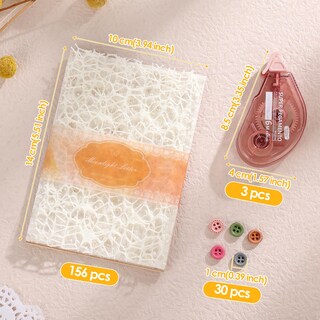 Foto 2 | Foto 2 | Juego De Papel Para Álbumes De Recortes Sublaga 156 Hojas Con Tela De Malla Y Más - Venta Internacional.