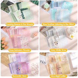 Foto 4 | Foto 4 | Juego De Papel Para Álbumes De Recortes Sublaga 156 Hojas Con Tela De Malla Y Más - Venta Internacional.