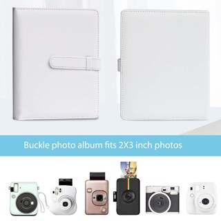 Foto 2 | Foto 2 | Álbum De Fotos Hearoo Con 128 Compartimentos Para Minipelícula Instantánea De 2 X 3 Pulgadas - Venta Internacional.