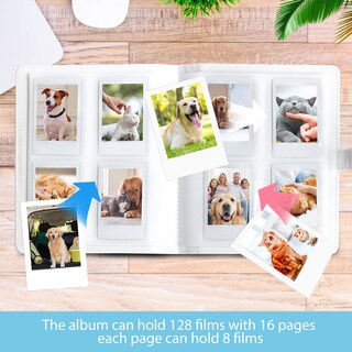 Foto 4 | Foto 4 | Álbum De Fotos Hearoo Con 128 Compartimentos Para Minipelícula Instantánea De 2 X 3 Pulgadas - Venta Internacional.