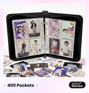 Foto 3 | Foto 3 | Carpeta Para Tarjetas Fotográficas Swico Remado 400 Bolsillos Piel Sintética - Venta Internacional.