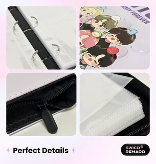 Foto 4 | Foto 4 | Carpeta Para Tarjetas Fotográficas Swico Remado 400 Bolsillos Piel Sintética - Venta Internacional.