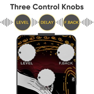 Foto 3 | Foto 3 | Pedal De Retardo De Guitarra Sofadio True Bypass Dc 9v Para Guitarra Eléctrica - Venta Internacional.