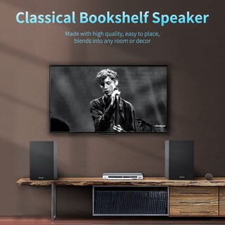 Foto 6 | Foto 6 | Altavoces De Estantería Bestisan De 4 Pulgadas Con Alimentación Y Bluetooth 5.0 - Venta Internacional.