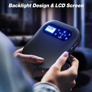 Foto 5 | Foto 5 | Reproductor De Cd Portátil Desobry Bluetooth Con Altavoces Y Pantalla Lcd - Venta Internacional.