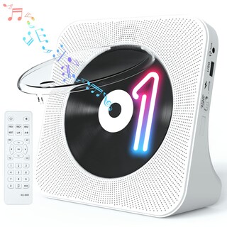 Foto 1 | Foto 1 | Reproductor De Cd Portátil De Escritorio Con Bluetooth Jimwey Y Puertos Hifi - Venta Internacional.