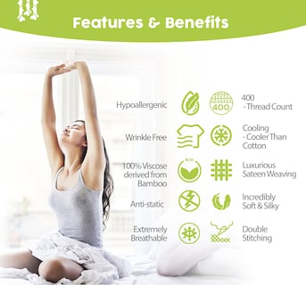 Foto 6 | Foto 6 | Juego De Sábanas Bampure Luxury Series 100% Viscosa Bambú - Venta Internacional.